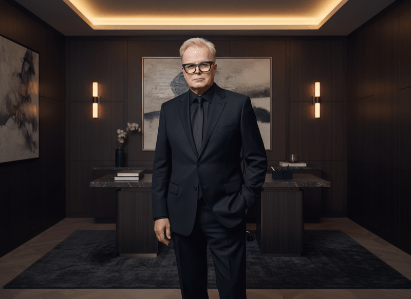 Exklusiv Anzug Schwarz