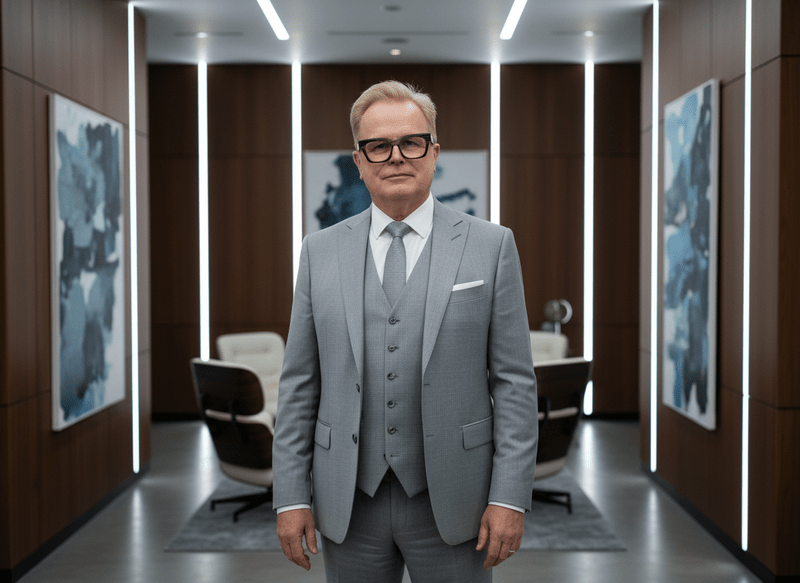 Festlicher Anzug Grau