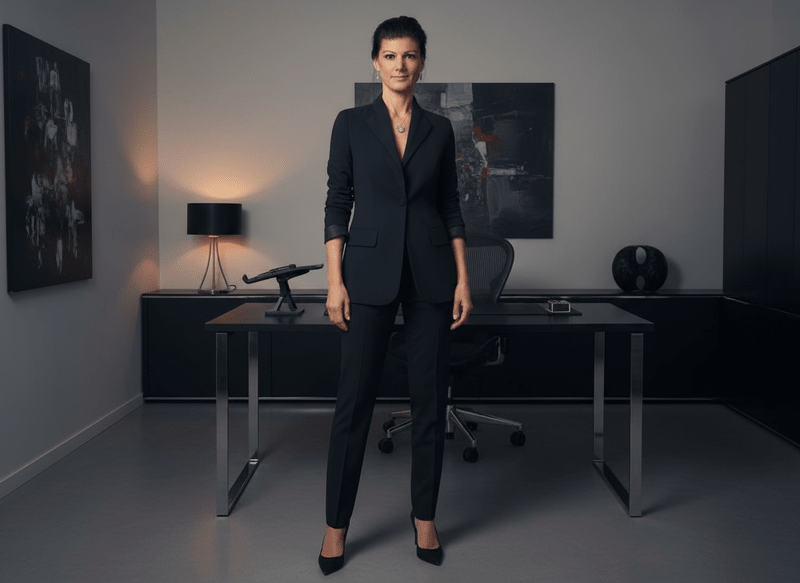 Eleganter Designer Anzug Schwarz